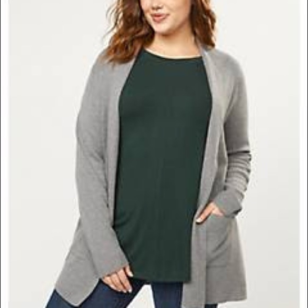 Open Front Sweater Jacket